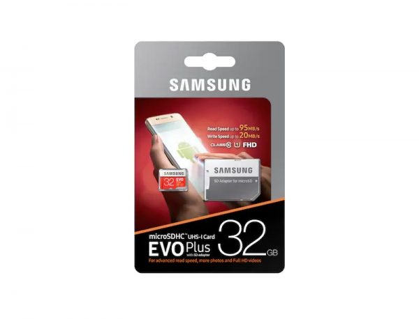 Samsung EVO Plus 32GB Memory Card With Adapter